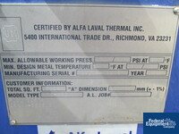 Image of 15.06 SQ FT ALFA LAVAL PLATE HEAT EXCHANGER, S/S, 150# 03