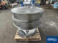 Image of 48" Sweco screen, S/S, Model XE48588, Single Deck 04