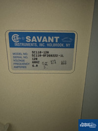Image of Savant Speedvac Centrifuge, Model SC110-120 11