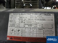 Image of Toyota Electric Forklift, Model 7FBCU20 02