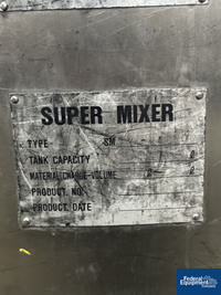 Image of 1,000 Liter Kawata High Intensity Mixer, Model SMV-1000, 170KW 02
