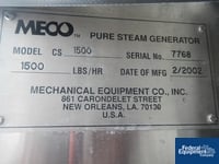 Image of MECO PURE STEAM GENERATOR, MODEL CS1500 07
