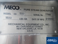 Image of MECO PURE STEAM GENERATOR, MODEL CS1500 07