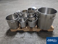 Image of Lot of Stainless Steel Pots 03