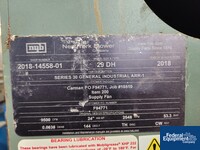 Image of 34" x 144" Carman Fluid Bed, Model FBP-302M, S/S 13
