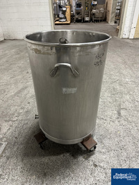 Image of 60 Gal Unjacketed Tank on Casters, S/S 05