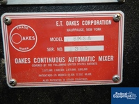 Image of 8MSA OAKES CONTINUOUS MIXER, S/S, 13