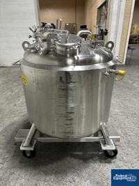 Image of 600 Liter DCI Jacketed Receiver Vessel, Hastelloy C22, 45/150# 07