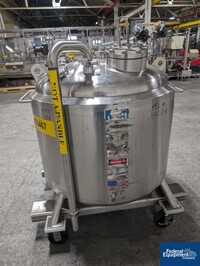 Image of 600 Liter DCI Jacketed Receiver Vessel, Hastelloy C22, 45/150# 07