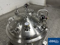 Image of 600 Liter DCI Jacketed Receiver Vessel, Hastelloy C22, 45/150# 08