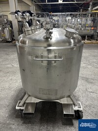 Image of 600 Liter Precision Stainless Jacketed Receiver Vessel, 316L S/S, 45/100# 06