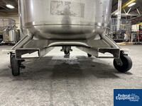 Image of 600 Liter Precision Stainless Jacketed Receiver Vessel, 316L S/S, 45/100# 12
