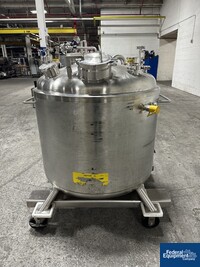 Image of 600 Liter Precision Stainless Jacketed Receiver Vessel, 316L S/S, 45/100# 04