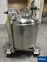 Image of 600 Liter Precision Stainless Jacketed Receiver Vessel, 316L S/S, 45/100# 06
