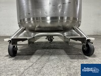 Image of 600 Liter Precision Stainless Jacketed Receiver Vessel, 316L S/S, 45/100# 10