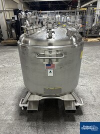 Image of 600 Liter Precision Stainless Jacketed Receiver Vessel, 316L S/S, 45/100# 05