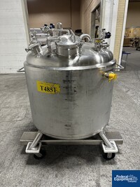 Image of 600 Liter Precision Stainless Jacketed Receiver Vessel, 316L S/S, 45/100# 06
