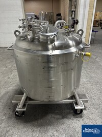 Image of 600 Liter DCI Jacketed Receiver Vessel, Hastelloy C22, 45/150# 08
