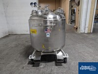 Image of 600 Liter Precision Stainless Jacketed Receiver Vessel, 316L S/S, 45/100# 06