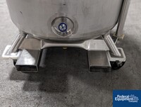 Image of 600 Liter Precision Stainless Jacketed Receiver Vessel, 316L S/S, 45/100# 12