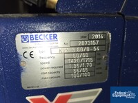 Image of 4 HP Becker Vacuum Pump, Type KVX 3.6/0-54 02