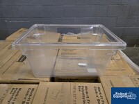 Image of Lot of Rubbermaid Polyethlyene Boxes, (9) Boxes 02