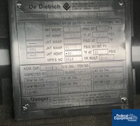 Image of 3,000 Liter DeDietrich Glass Lined Reactor, 34/90# 02