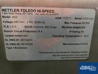 Image of Mettler-Toledo Hi-Speed Checkweigher, Model XS3 02