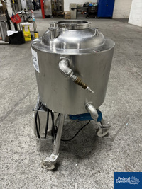 Image of 25 Liter Allegheny Bradford Jacketed Receiver Tank, S/S, 40/40# 03