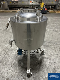 Image of 25 Liter Allegheny Bradford Jacketed Receiver Tank, S/S, 40/40# 04