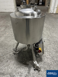Image of 25 Liter Allegheny Bradford Jacketed Receiver Tank, S/S, 40/40# 05