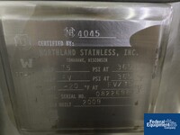 Image of 100 Gal Northland Stainless Reciever, S/S, 75# 02