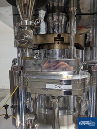 Image of Riva Piccola Bilayer Rotary Tablet Press model BD 7+7, B & D Tooling, 14 Station 07