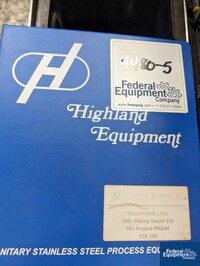 Image of 160 Liter Highland Agitated Receiver Tank, 316 S/S 18