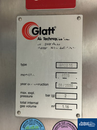 Image of Glatt GPCG 15 Fluid Bed Dryer 04