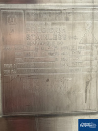 Image of 1,200 Liter Precision Stainless Reactor, Hastelloy C276, 45/150# 02