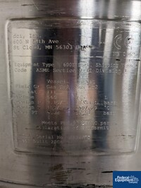 Image of 600 Liter DCI Reactor, Hastelloy C22, 45/150# 04