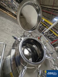 Image of 1,200 Liter Precision Stainless Reactor, 316L S/S, 45/100# 08