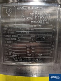 Image of 500 Liter Precision Stainless Reactor, 316L S/S, 40/100# 02