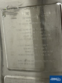 Image of 500 Liter DCI Reactor, Hastelloy C22, 45/150# 02