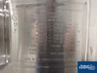 Image of 160 Gal Feldmeier Agitated Receiver Tank, 316L S/S, 60# 02
