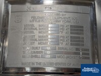 Image of 100 Gal Feldmeier Receiver Tank, 316L S/S, 60# 02