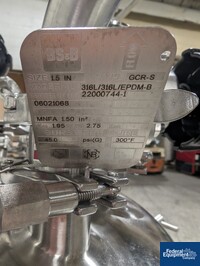 Image of 100 Liter Feldmeier Reactor, 316L S/S, 60/125# 25