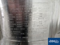 Image of 100 Liter Feldmeier Reactor, 316L S/S, 60/125# 02