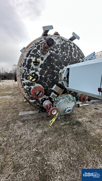Image of 5,000 Gal Pfaudler Glass Lined Reactor, 90/125# 18