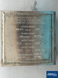 Image of 4,700 Gal Apache Agitated Receiver Tank, 304 S/S 02