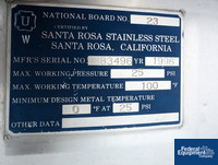 Image of 6,600 Gal Santa Rosa Storage Tank, S/S, 25# Jacket 02