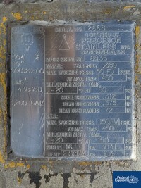 Image of 1,200 Gal Precision Stainless Reactor, 304 S/S, 50/150# 02