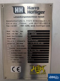Image of Harro Hofliger Checkweigher, Model Omnicontrol 6 02