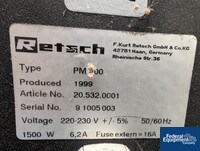 Image of Retsch Ball Mill, Model PM400 02